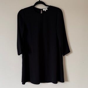 46. | Aritiza | Wilfred | Black | 3/4 Sleeve Dress With Pockets